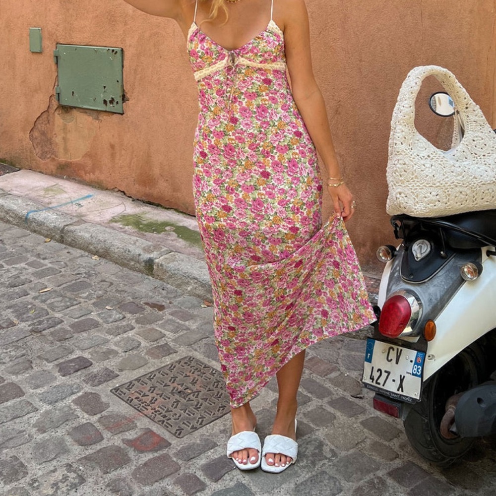Princess Polly - EMILY MAXI DRESS PINK FLORAL